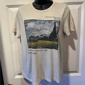 Van Gogh Wheat Field Graphic Tee – Knitswell – Size Small